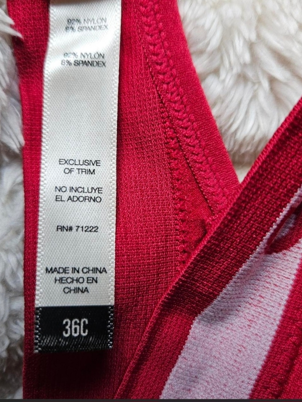 Lucky Brand Women's Red & Gray Everyday Wireless Bras - Picture 2 of 4